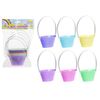 HomestreetUK Mini Easter Baskets 6 Pastel 4" for Small Eggs Collecting or Display