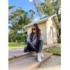 FULIER Boat Neck Batwing Sleeve Dolman Loose Knitted Pullover and Sweater Tops for Women, Army Green