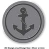 A8 'Anchor & Rope' Unmounted Rubber Stamp (RS00020035)