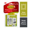 Command 17205 3M17205 Picture Hang Strips 8 Small, White, 8 Pairs