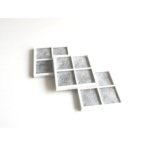 NISPIRA Refrigerator Air Filter Compatible with LG LT120F ADQ73214404, 3 Packs