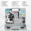 AMSCOPE-KIDS Holiday Student Microscope Kit +Water Purification Kit+ Experiments