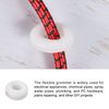 Rebower Rubber Gasket Flexible Wire Plug - 6mm Mounting Diameter / White / 50 Pieces