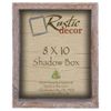 8x10 3" deep Reclaimed Rustic Barnwood Collectible Shadow Box