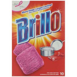  Brillo Cameo Cleaner, Perfect on Aluminum, Stainless Steel,  Copper, Brass & Porcelain, No Scratch Formula 10 Ounce (Pack of 1) : Health  & Household
