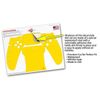 WraptorSkinz Skin Wrap compatible with Sony PS5 DualSense Controller Solids Collection Yellow (CONTROLLER NOT INCLUDED)