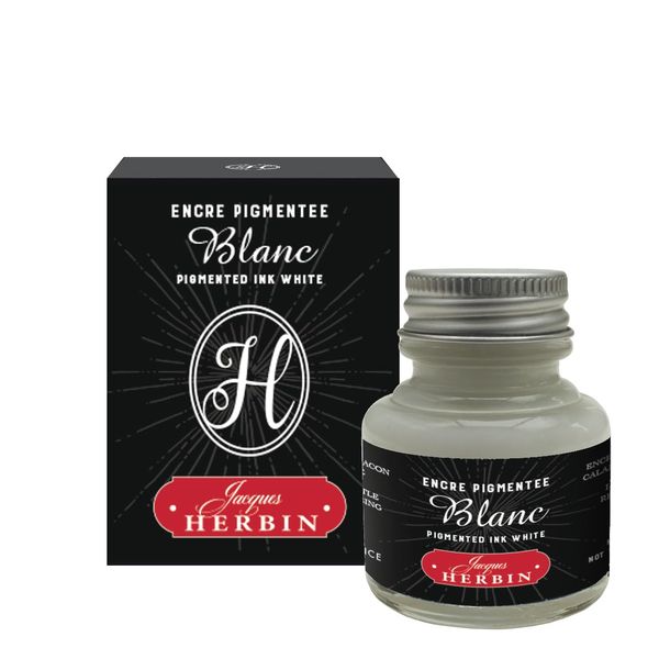 elban pigment ink white 30ml hb13501