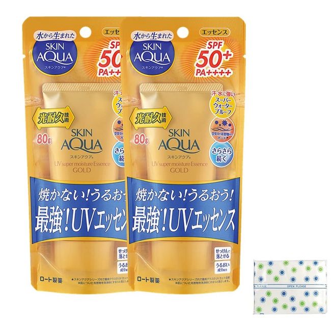 Skin Aqua Super Moisture Essence Gold 80g 2P Bonus