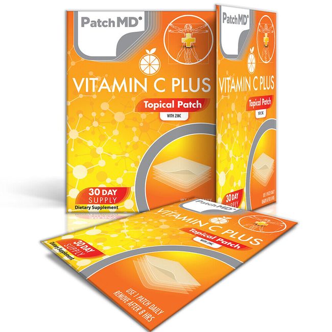 PatchMD Vitamin C Plus - Topical Patch (30 Day Supply) Vitamin C patch/EXP-2025