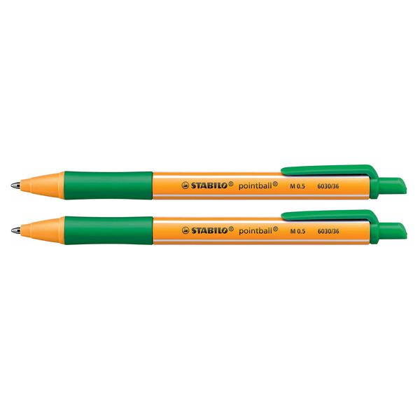 Pointball Ballpoint Pen Green