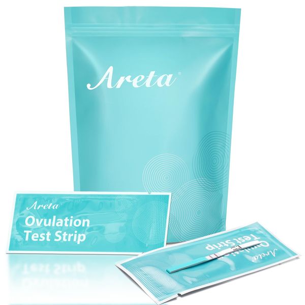 Areta Ovulation Test Strips Kit: 30 Tests | Accurate & Reliable for Women | Fast & Convenient Fertility Tracking | High Accuracy Ovulation Test Kit