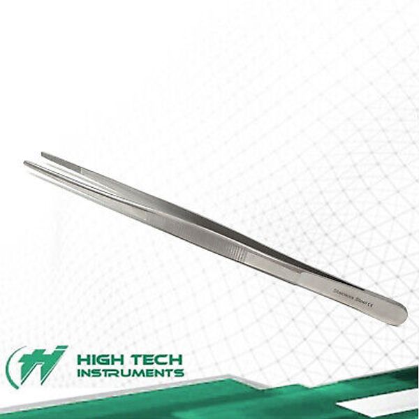 HIGH GRADE THUMB DRESSING FORCEPS SERRATED 8'' TWEEZERS SURGICAL INSTRUMENTS