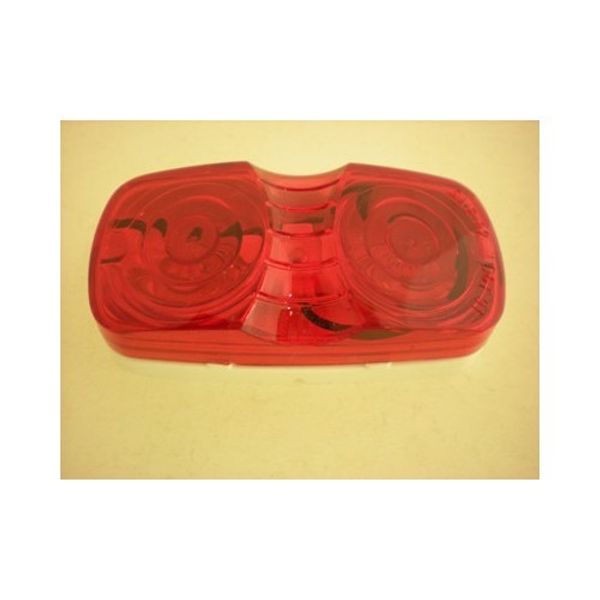 Red 4" Incandescent Bulls Eye Side Marker Clearance Light