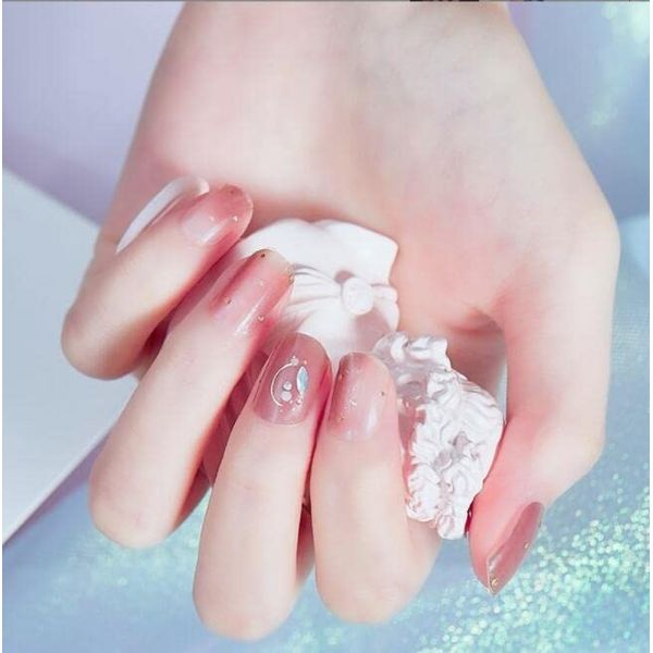ZHEJIA Nail Stickers, For Hands, No Damage, 6 Types, Nail Accessories, Women, Cute, Popular, Stylish, Advanced Nail Wrap