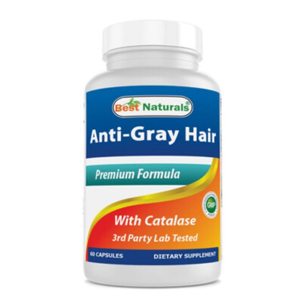 Anti Gray Hair  60 Caps By Best Naturals