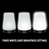 Portable Bedside Night Light Lamp with Color LED's & Rechargeable Battery