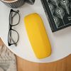 LAGO TERRA Protective Easy-Open Hard Shell Glasses Case - Yellow