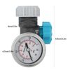 Pwshymi Water Pressure Valve, Irrigation Controller Reducer Visualized Adjustment with G3/4 Inch Internal Thread for Garden