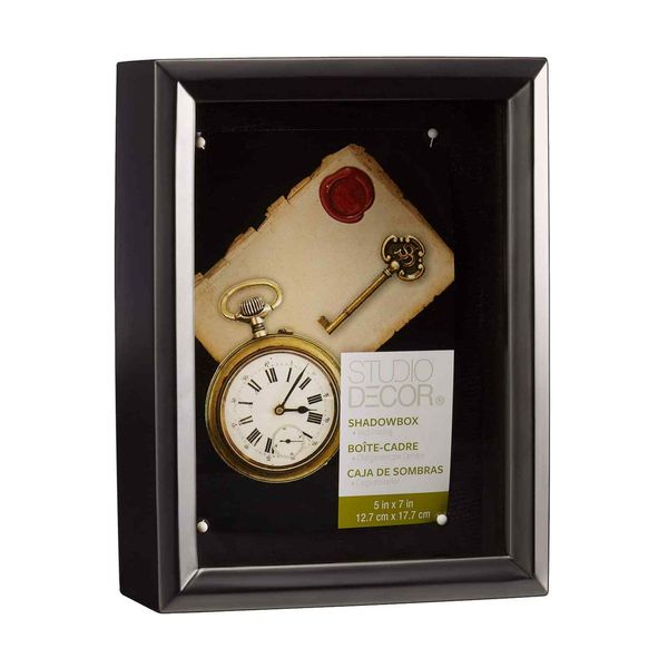 Black Shadow Box 5" x 7" by Studio Décor®