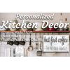 But First Coffee Sign Personalized Coffee Bar Sign Solid Wood
