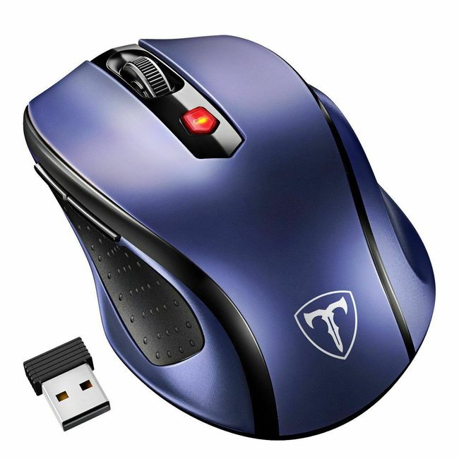 VicTsing 2400DPI Wireless Mouse Optical Mouse Mice w/ Receiver for PC Laptop Mac