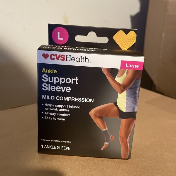 CVS Health Knee Support Sleeve Mild Compression Size Large NEW