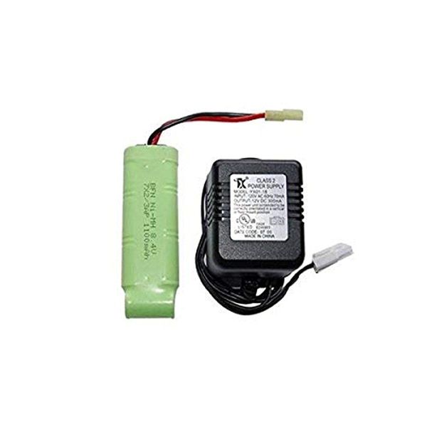 BBTac - 8.4v Charger and 8.4v 1100 mAh Battery for Electric Airsoft Gun