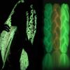 KARLOR Braids Extensions Glow in the Night Fluorescent Braids Synthetic Hair Extensions Jumbo Braids Hair Braiding Hair Kanekalon Braiding Hair for Crochet Twist Braiding Hair (60cm,white)