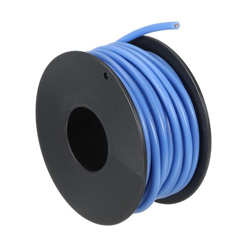MECCANIXITY 16 Gauge Stranded High Temp Hookup Wire - 16AWG Tinned Copper, 7.5m/25ft Blue Spool for Model & DIY Wiring