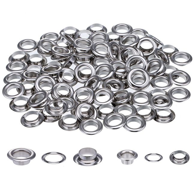 Eyelets Metal Grommets Bags, Eyelets Leather Belts, Eyelets Shoes 4mm