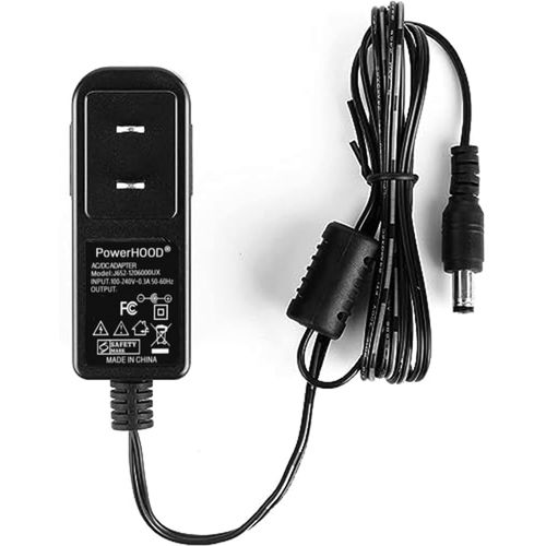 PowerHOOD DC12V AC Power Adapter Compatible with for Honeywell Mini Tower Table Fan HTF210BD1 HTF210BV1 HTF210BTD1 12volt Switching Power Supply Cord 12.0 Volts Charger Mains PSU