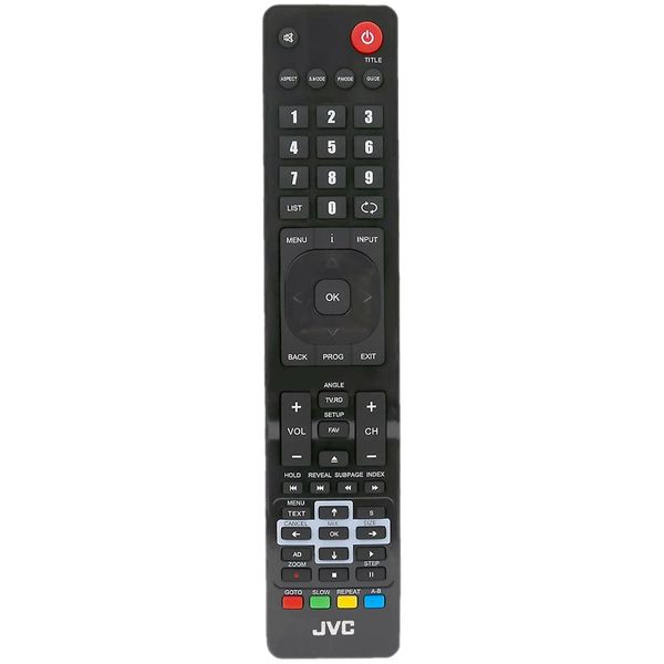 Genuine Replacement Remote Control Compatible for JVC LT-40C590 40" Full HD LED TV - Black