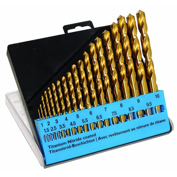 C.K T3291 Titanium Nitride Coated Drill Bits Set