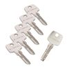 ToniTec ABUS TEC440 Cylinder Lock Simultaneous Locking as Knob Cylinder Size 55/40K with Codecard