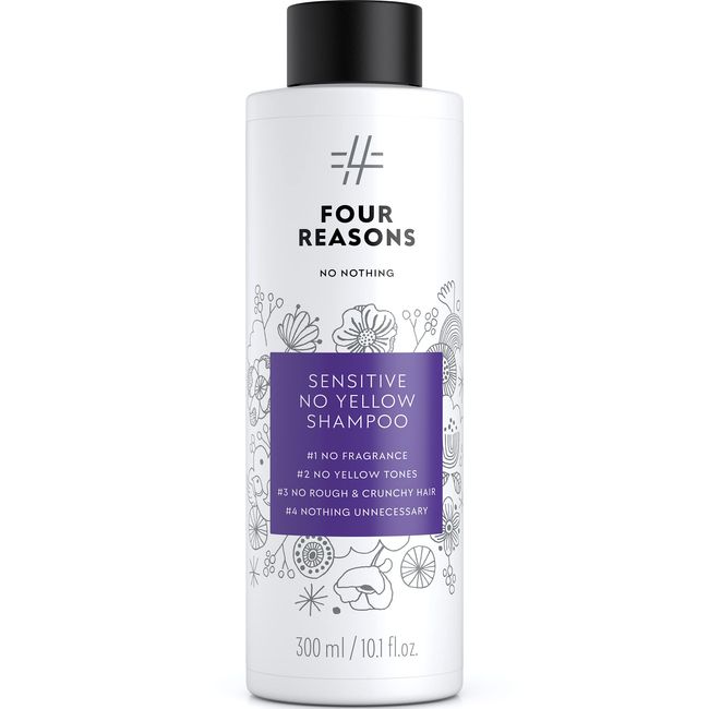 NO NOTHING Silbershampoo - Gelbtstich aus Haare entfernen ohne Silikone oder Duftstoffe - Shampoo für blond coloriertes Haar - Vegan & Hypoallergen