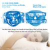 Face Ice Pack for Injuries Cooling Face Mask & Cooling Eye Mask Set, Reusable Gel Hot Cold Compress Ice Pack for Face Swelling & Puffy Eyes & Stress Relief & Migraines & Relaxation