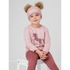 LeMieux Mini Double Pom Childrens Beanie Hat Pink Quartz