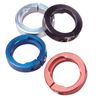 Odi Lock Jaw Bicycle Grip Lock-On Clamps with Caps (Silver)