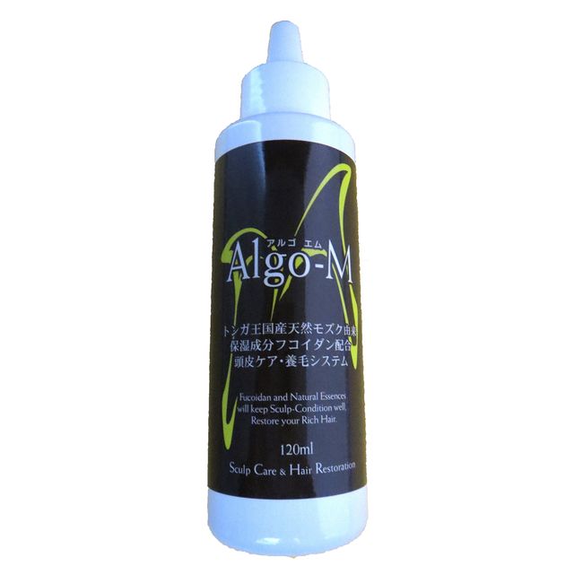 Algo-M scalp hair care system that is gentle on the skin with natural ingredients mainly in polymer fucoidan.
