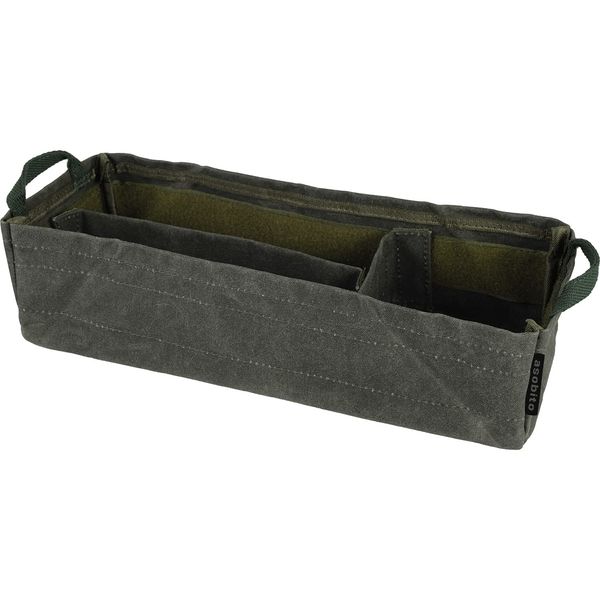 asobito AB-041OD Cooking Tool Basket, Regular, Olive Storage, Waterproof, Cotton Canvas, Camping, Outdoor Activities