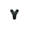 Vibrant 10813 Y-Adapter Fitting Size -12AN x Dual -8AN
