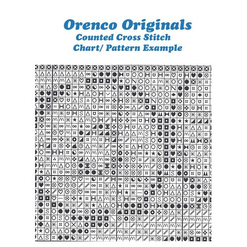 Orenco Originals Pink Peach Tree Impressionist Artist Vincent Van Gogh Counted Cross Stitch Pattern