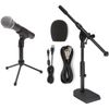 Samson Q2U Recording and Podcasting Pack USB/XLR Dynamic Microphone with Stand