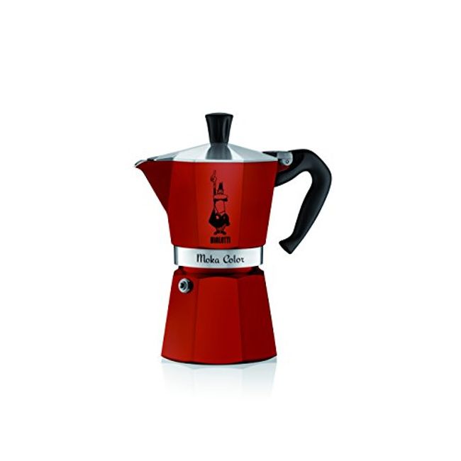  Bialetti Moka Color Espresso Coffee Maker (6 Cups