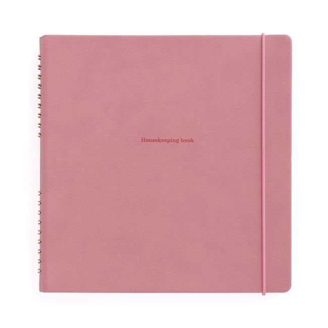 CP014 Housekeeping Book, Pavo, High Tide, Easy, Household Account, Notebook, Pink