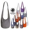 PANASIAM Shoulderbag Asanoha Design in grey, L
