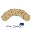 Retangular/Rectangle Wooden MDF Wargaming Base Bases, Made in The UK. Roleplay, Miniatures
