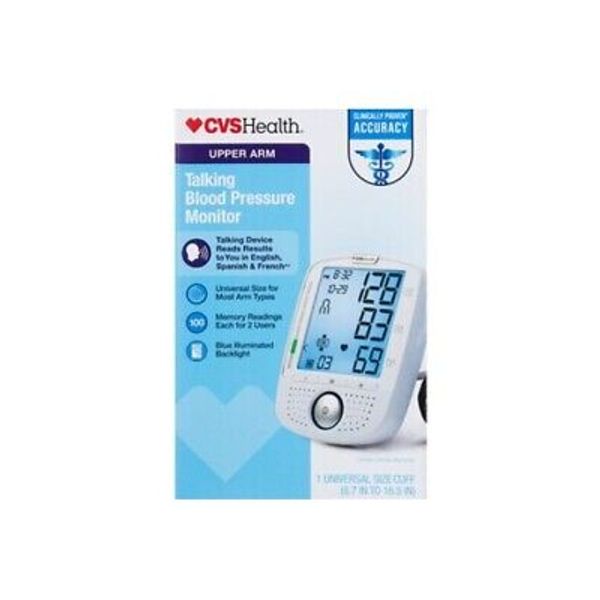 CVS Health Upper Arm Talking Blood Pressure Monitor