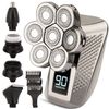 𝐀𝐢𝐝𝐚𝐥𝐥𝐬𝐖𝐞𝐥𝐥𝐮𝐩®AW Men’s 5-in-1 Electric Head Shaver for Bald Men, Head Shaver for Men, Anti-Pinch, Ergonomic Design, Cordless and Rechargeable.
