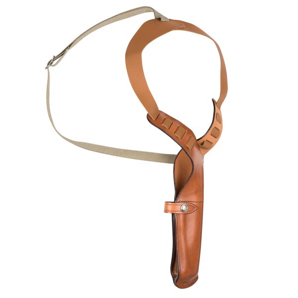 Bianchi Gun Leather X15 Plain Tan Shoulder Holster, Plain Tan, Right Hand, Size 02 (12361)